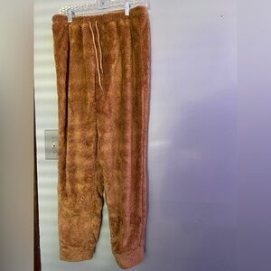 Cozy Brown Fleece Pants
